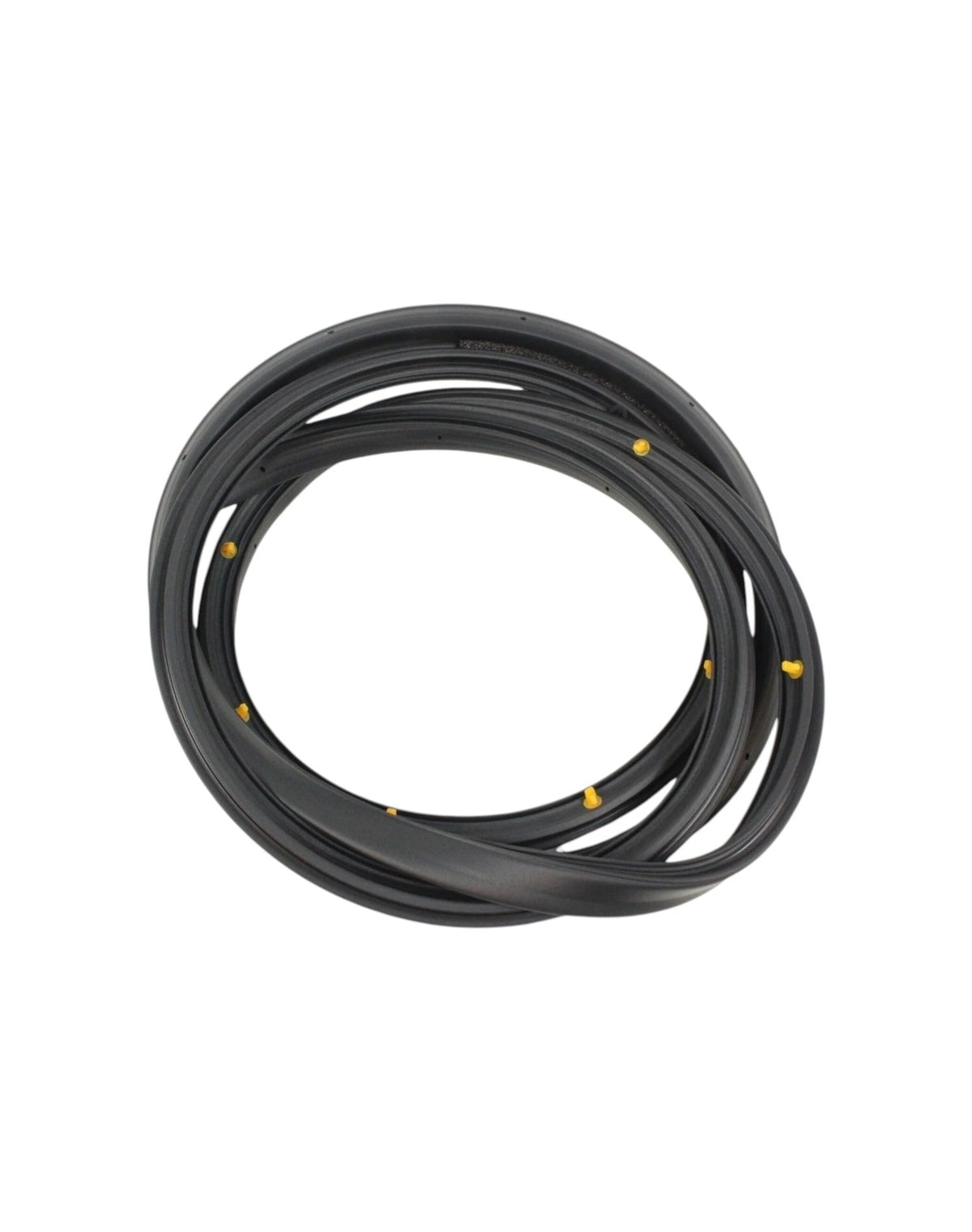 Rotary Parts NZ genuine black rubber front door seal for Mazda RX7 FD 1992-2002 with yellow mounting clips